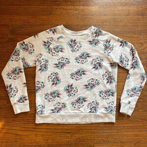 Disney Mickey & Minnie Ice Skating Crewneck Pullover